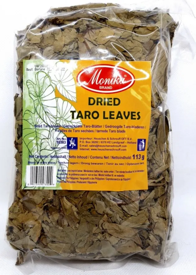 FEUILLES DE TARO SECHEES 113G MONIKA