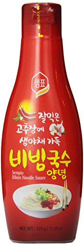 Sempio Bibimjang, sauce épicée au Gochujang pour nouilles. 320g